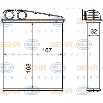 Système de chauffage HELLA 8FH 351 000-641