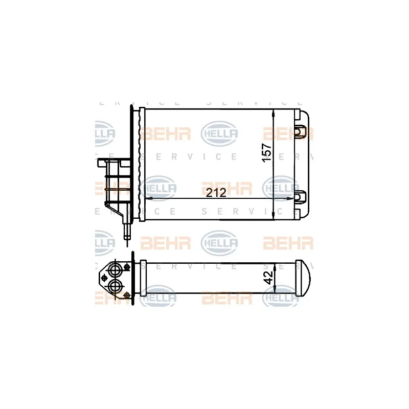 Système de chauffage HELLA 8FH 351 001-554