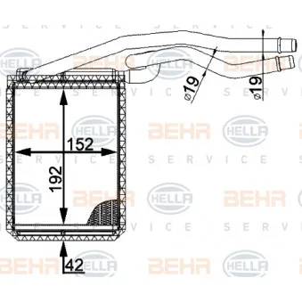 Système de chauffage HELLA 8FH 351 001-641