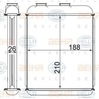 Système de chauffage HELLA 8FH 351 024-274