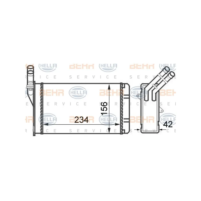 Système de chauffage HELLA 8FH 351 024-301