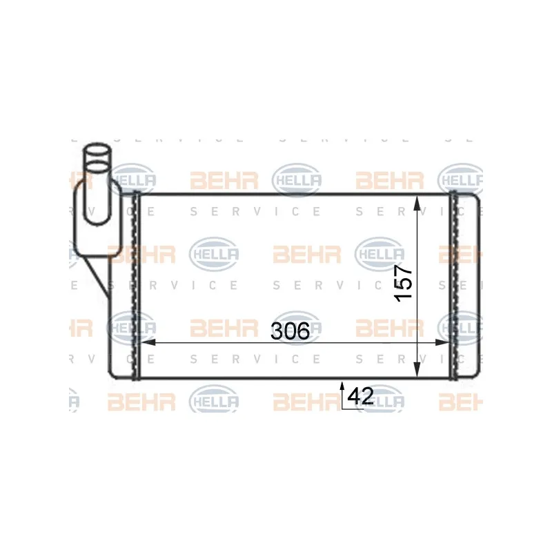 Système de chauffage HELLA 8FH 351 024-401