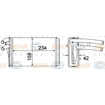 Système de chauffage HELLA 8FH 351 045-101
