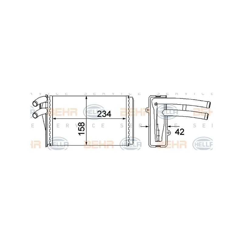 Système de chauffage HELLA 8FH 351 045-101