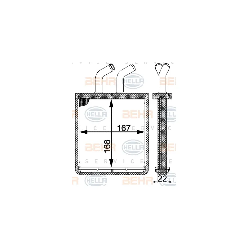 Système de chauffage HELLA 8FH 351 045-111