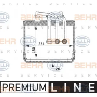 Système de chauffage HELLA 8FH 351 311-211