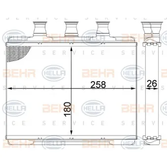 Système de chauffage HELLA 8FH 351 311-214
