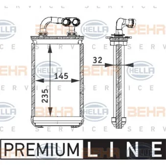 Système de chauffage HELLA 8FH 351 311-291