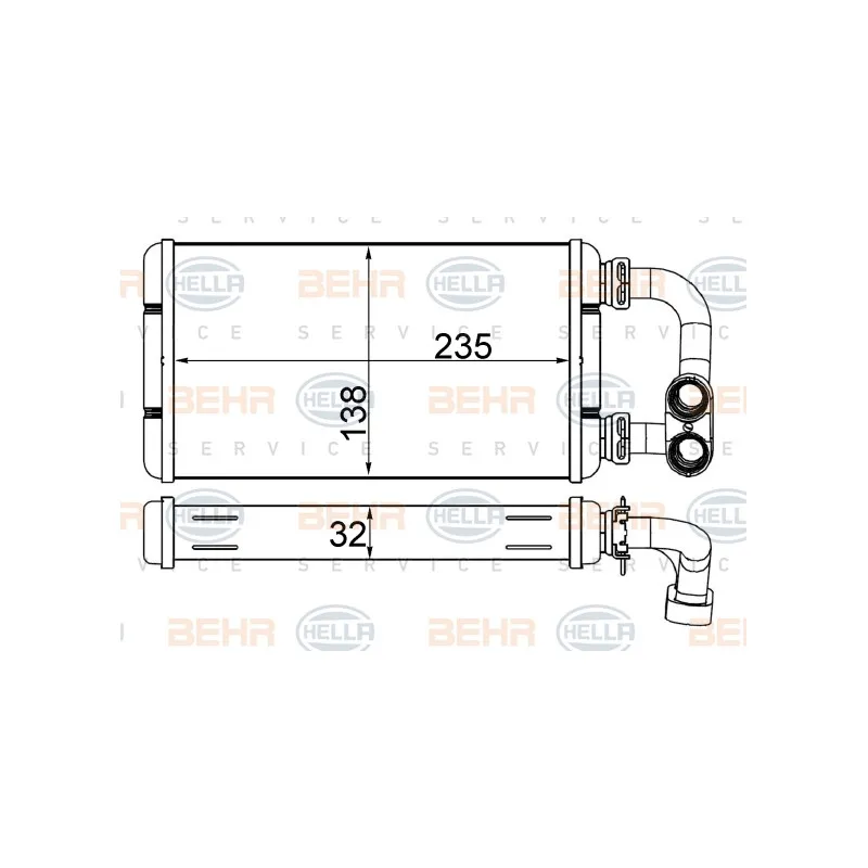 Système de chauffage HELLA 8FH 351 311-294