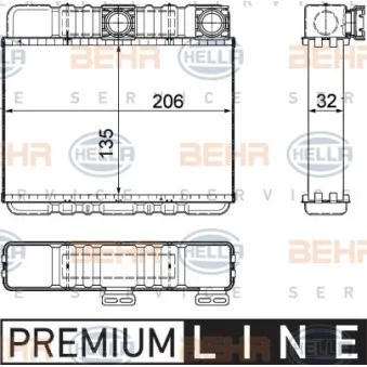 Système de chauffage HELLA 8FH 351 311-331