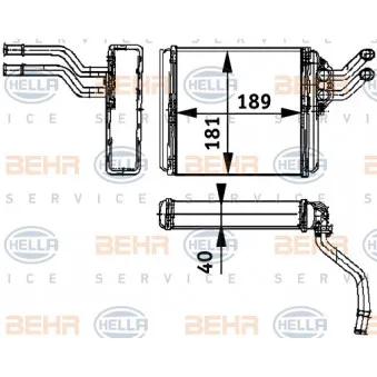 Système de chauffage HELLA 8FH 351 311-411