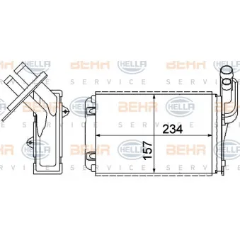 Système de chauffage HELLA 8FH 351 311-631
