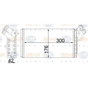 Système de chauffage HELLA 8FH 351 311-734