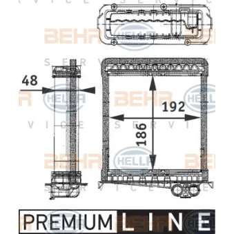 Système de chauffage HELLA 8FH 351 311-751