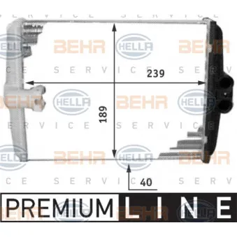 Système de chauffage HELLA 8FH 351 311-761