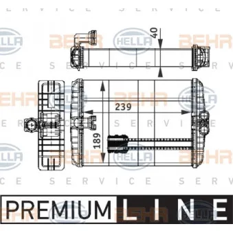 Système de chauffage HELLA 8FH 351 312-021