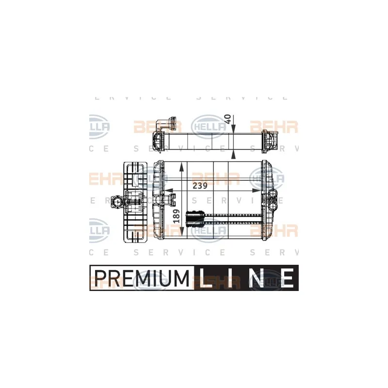 Système de chauffage HELLA 8FH 351 312-021