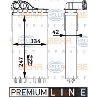 Système de chauffage HELLA 8FH 351 312-131