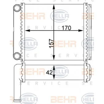 Système de chauffage HELLA 8FH 351 312-524
