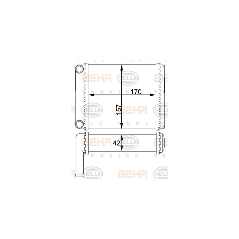 Système de chauffage HELLA 8FH 351 312-524