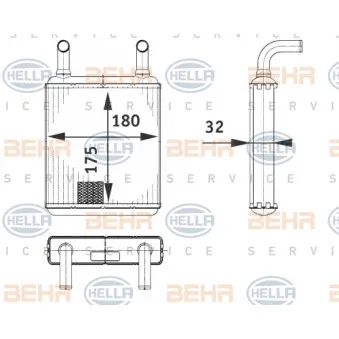 Système de chauffage HELLA 8FH 351 312-581
