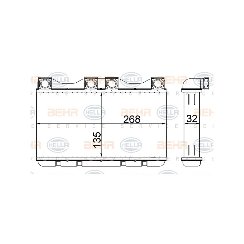 Système de chauffage HELLA 8FH 351 312-754