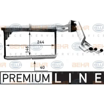 Système de chauffage HELLA 8FH 351 312-771