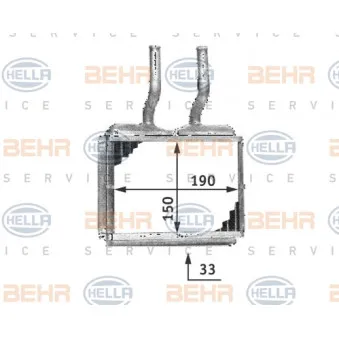 Système de chauffage HELLA 8FH 351 313-021