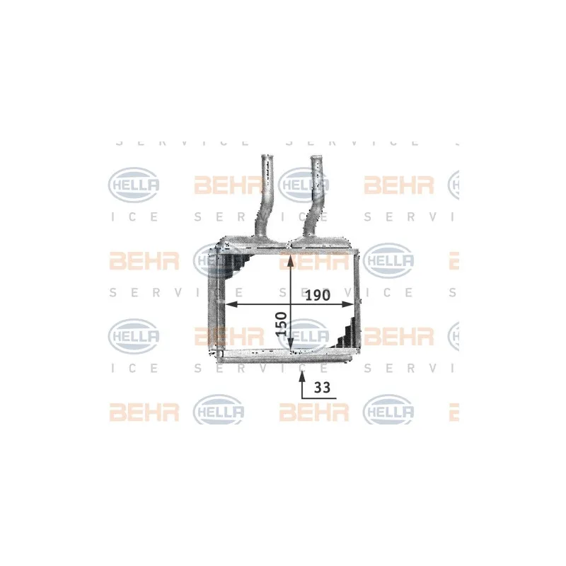 Système de chauffage HELLA 8FH 351 313-021