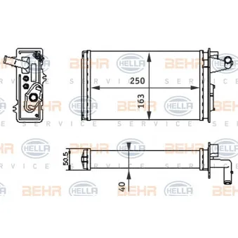 Système de chauffage HELLA 8FH 351 313-041