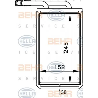 Système de chauffage HELLA 8FH 351 313-101