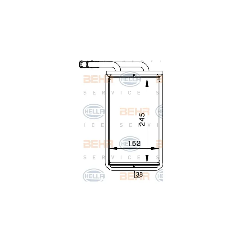 Système de chauffage HELLA 8FH 351 313-101