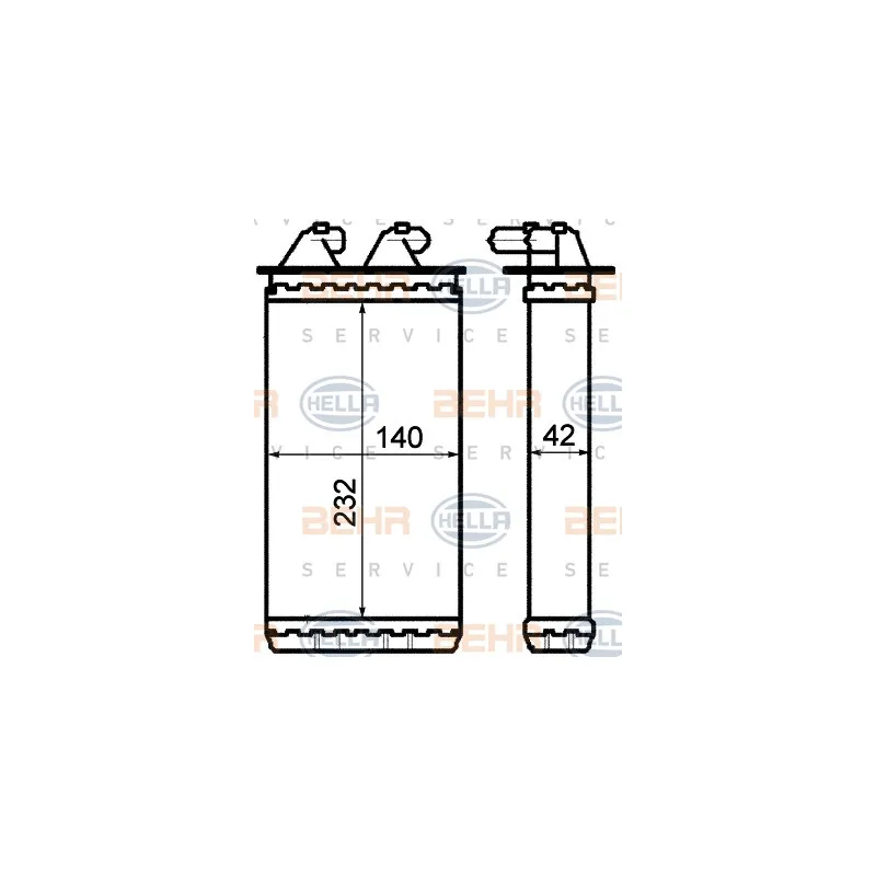 Système de chauffage HELLA 8FH 351 313-201