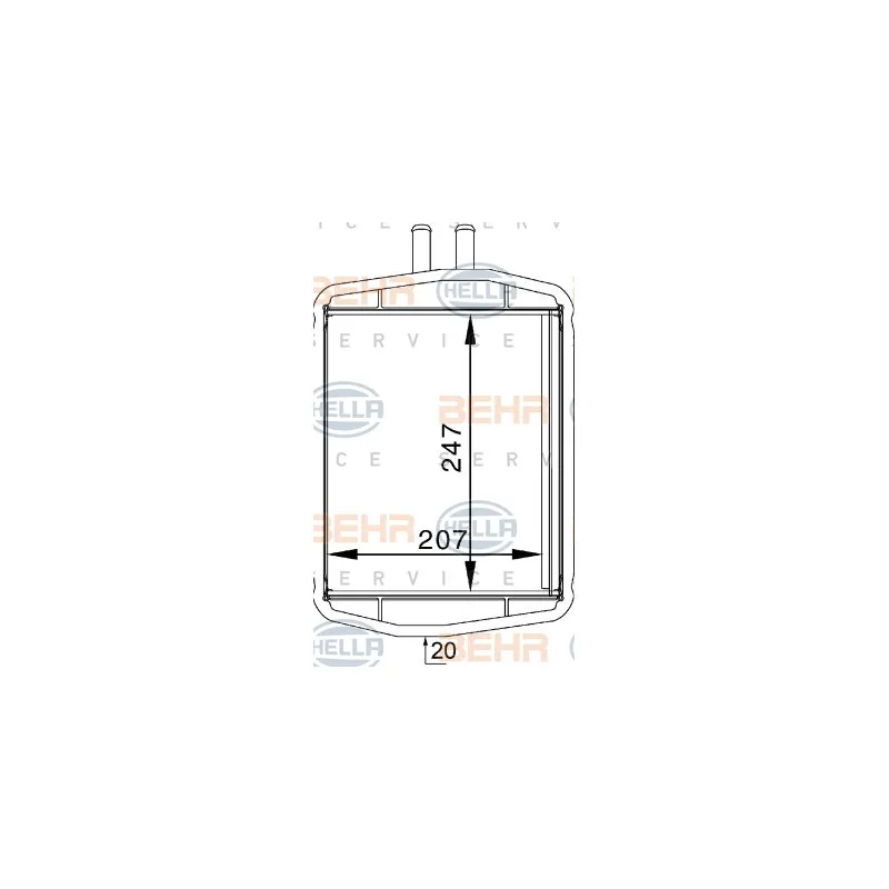 Système de chauffage HELLA 8FH 351 313-241