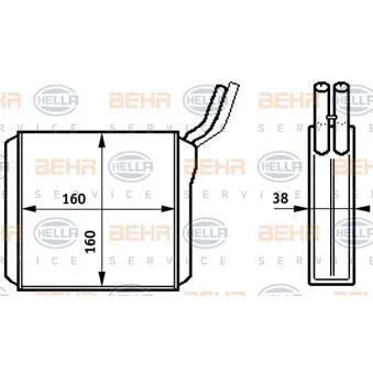 Système de chauffage HELLA 8FH 351 313-261