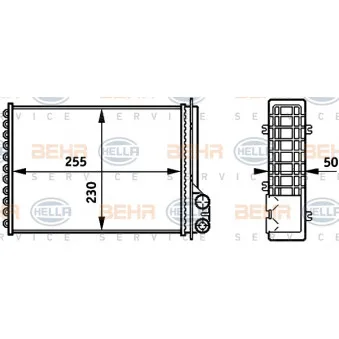 Système de chauffage HELLA 8FH 351 313-301