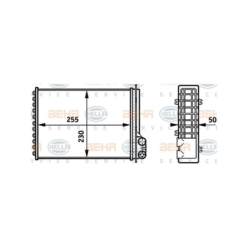 Système de chauffage HELLA 8FH 351 313-301