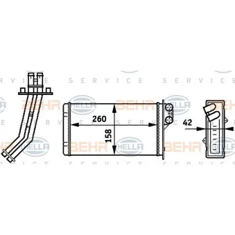 Système de chauffage HELLA 8FH 351 313-311