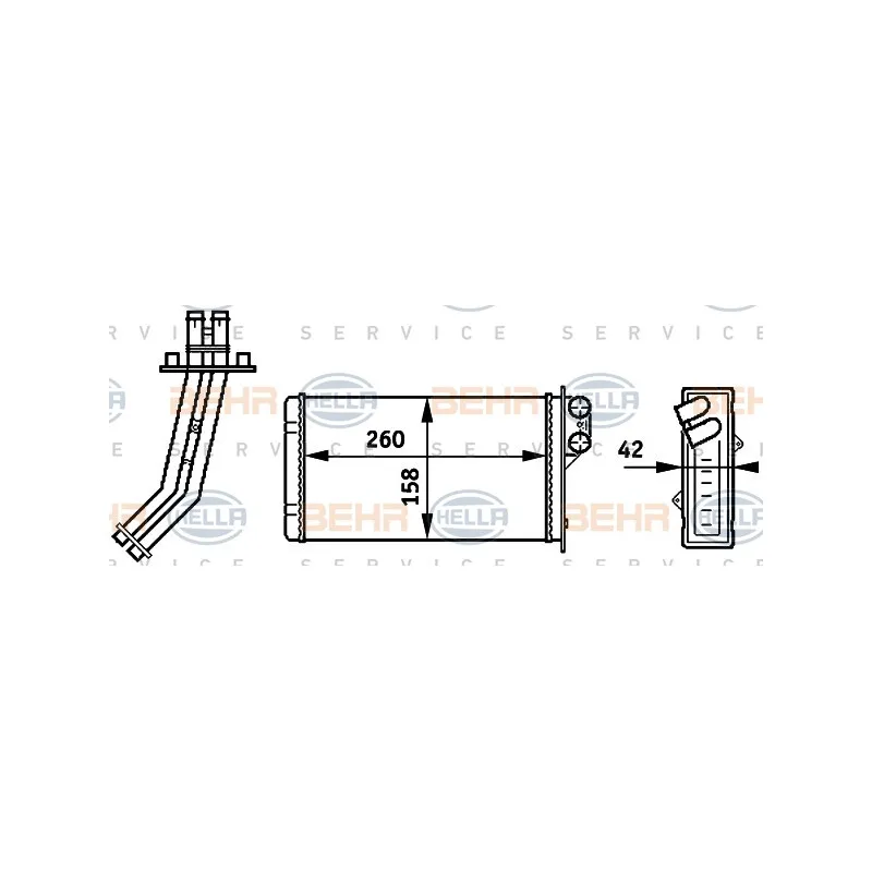 Système de chauffage HELLA 8FH 351 313-311