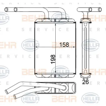 Système de chauffage HELLA 8FH 351 313-324
