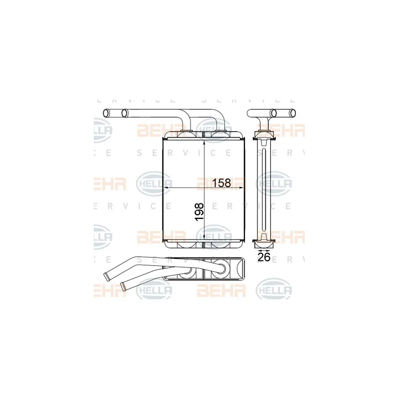 Système de chauffage HELLA 8FH 351 313-324