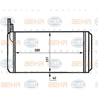 Système de chauffage HELLA 8FH 351 313-361