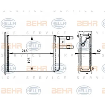 Système de chauffage HELLA 8FH 351 313-371