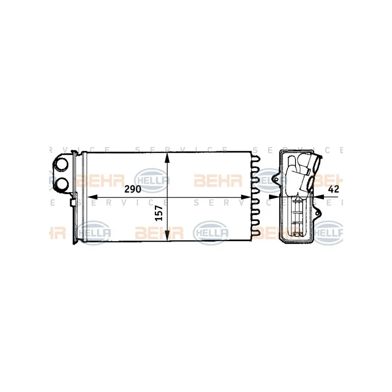 Système de chauffage HELLA 8FH 351 313-431