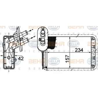 Système de chauffage HELLA 8FH 351 313-451