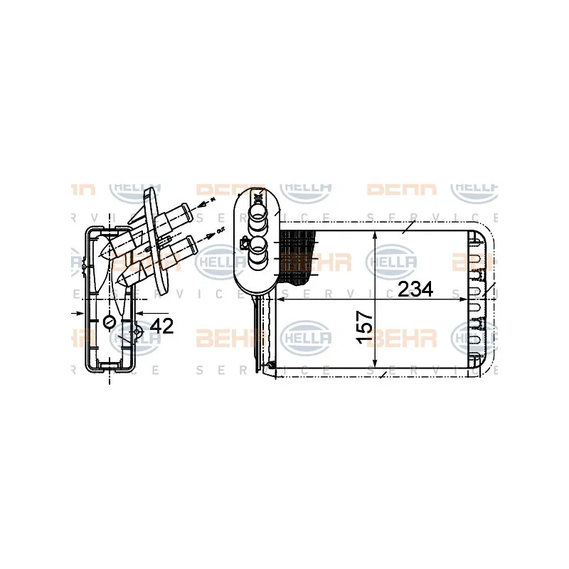 Système de chauffage HELLA 8FH 351 313-451