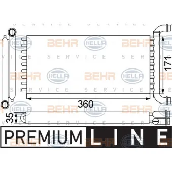 Système de chauffage HELLA 8FH 351 313-571