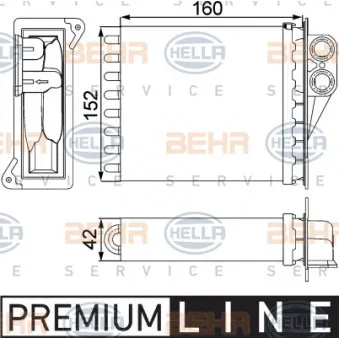 Système de chauffage HELLA 8FH 351 313-591