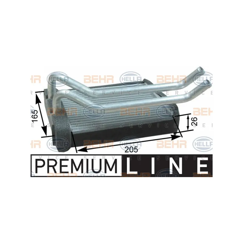 Système de chauffage HELLA 8FH 351 315-221
