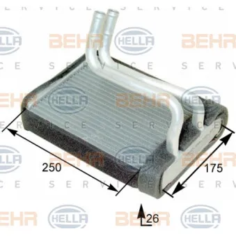 Système de chauffage HELLA 8FH 351 315-251